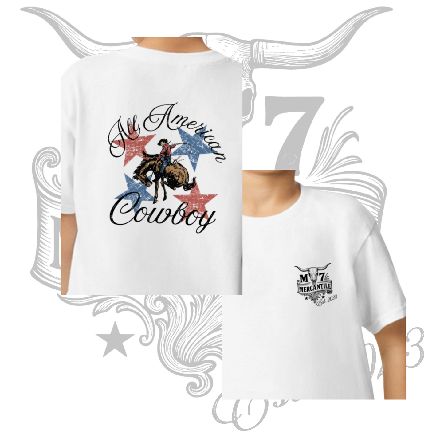 *PREORDER* Boys All American Cowboy Tee