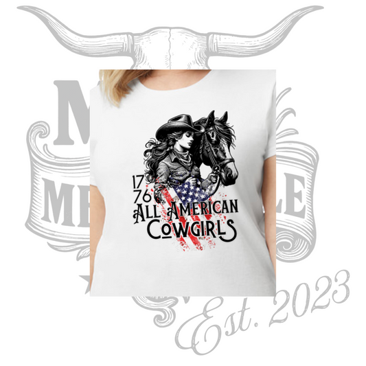*PREORDER*  Womens 1776 All American Cowgirl Tee