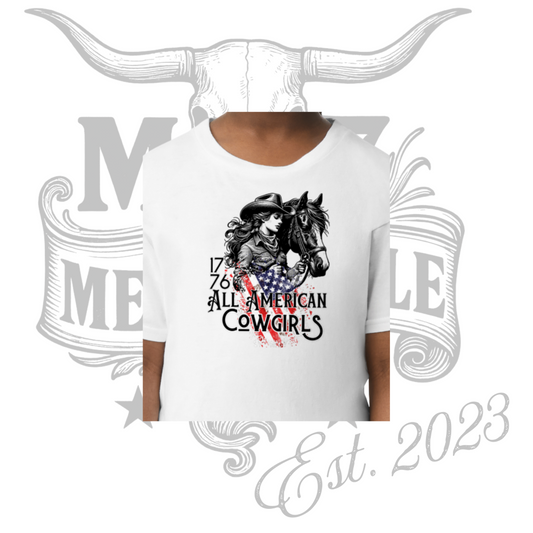 *PREORDER*  Girls 1776 All American Cowgirl Tee